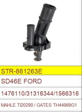 For FORD Thermostat and Thermostat Housing 1476110_31316344